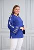 Picture of CURVY GIRL TOP WITH WHITE PRINT